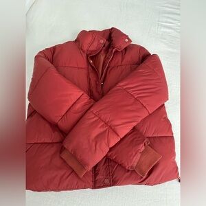 Deluc Warm Puffer Red Jacket